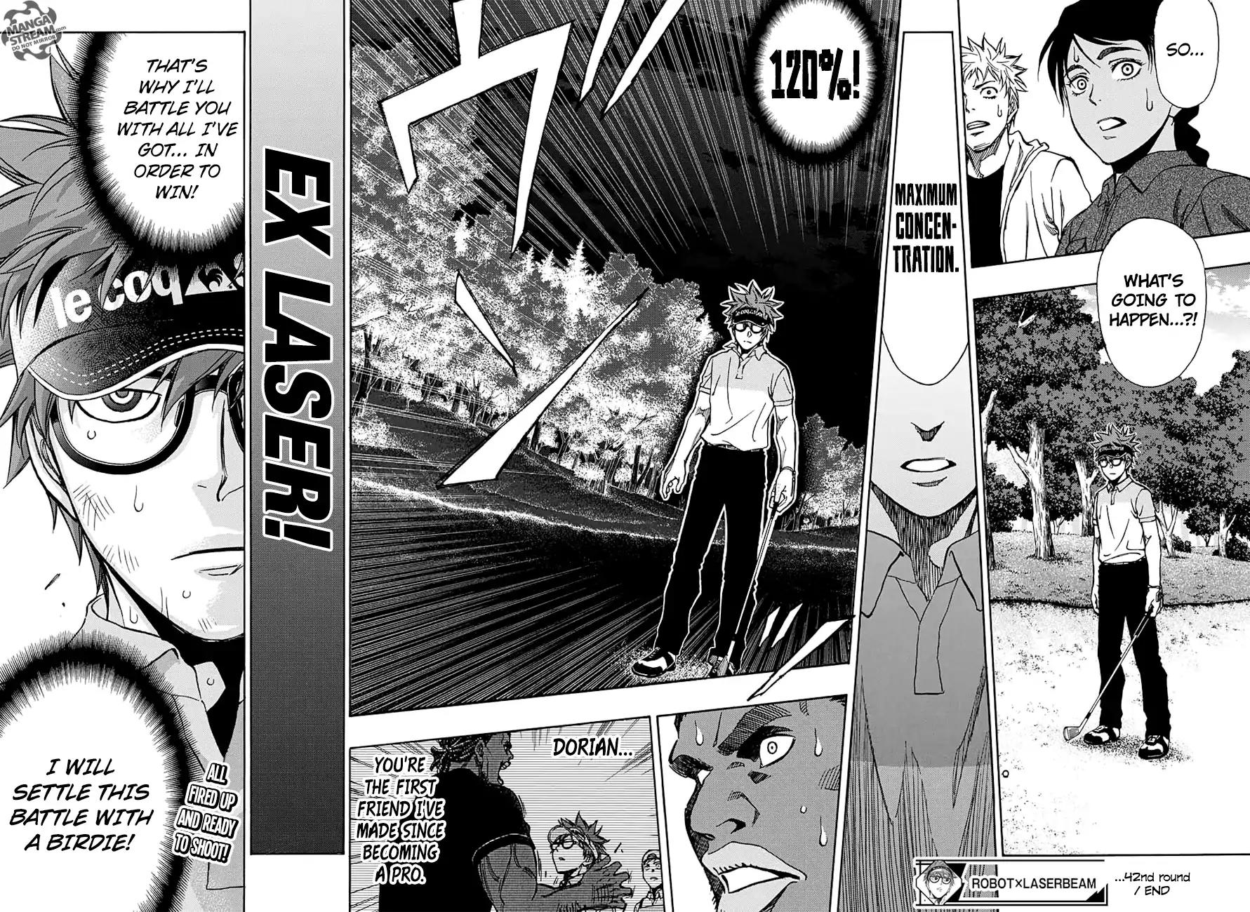 Robot x Laserbeam Chapter 42 page 18 - Chapter 42: Dyzon Open, Last Day, Part 8
