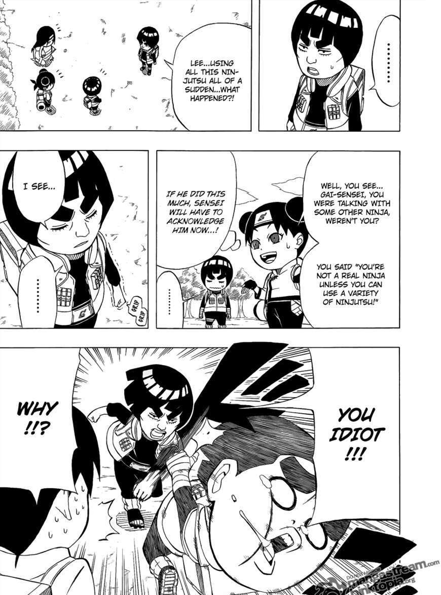 Rock Lee no Seishun Full-Power Ninden Chapter 1 page 14 - Chapter 1: The Ninja Rock Lee