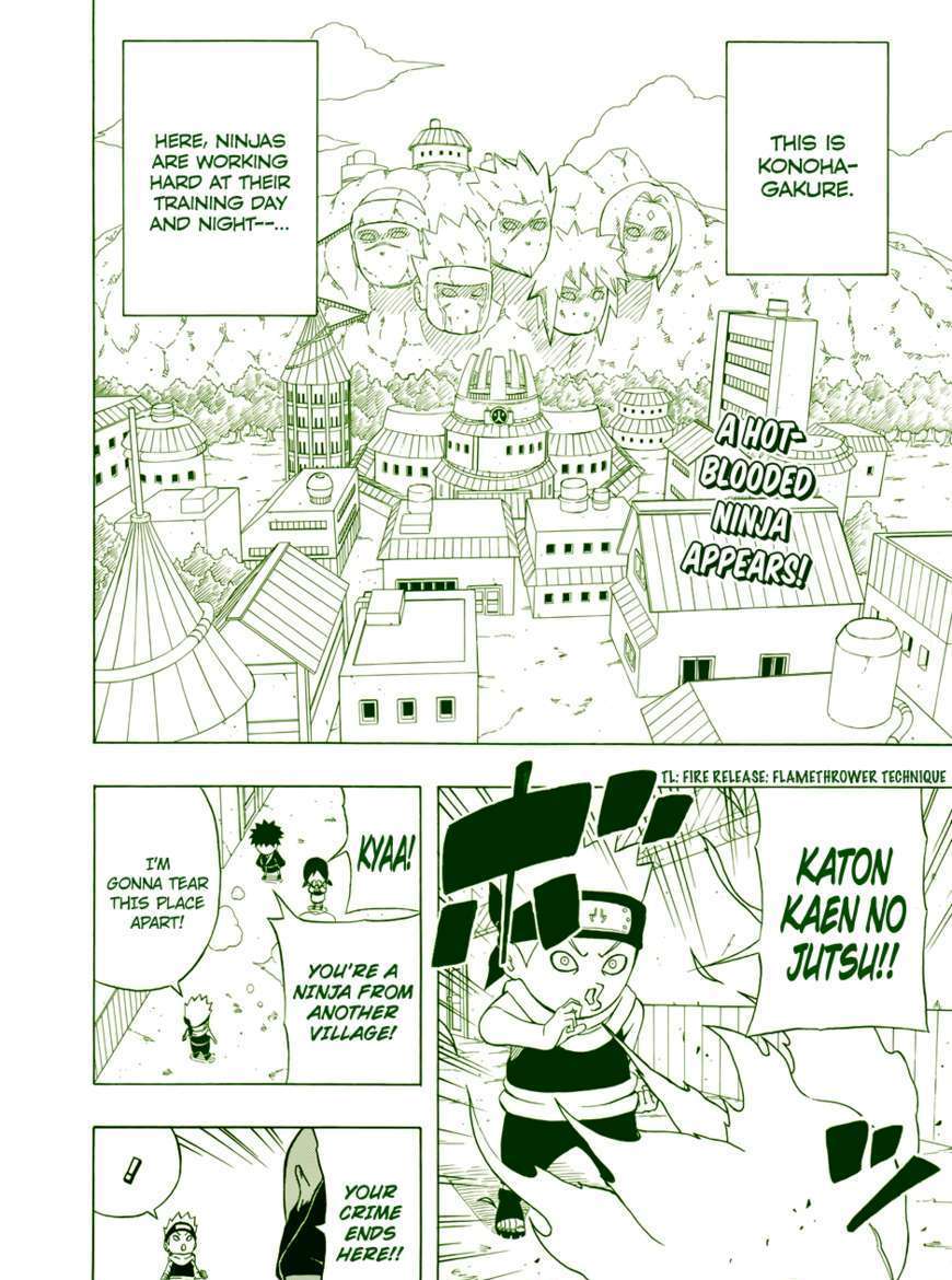 Rock Lee no Seishun Full-Power Ninden Chapter 1 page 3 - Chapter 1: The Ninja Rock Lee