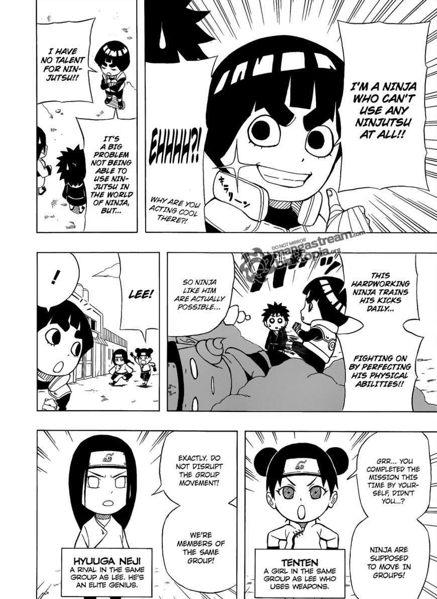 Rock Lee no Seishun Full-Power Ninden Chapter 1 page 5 - Chapter 1: The Ninja Rock Lee