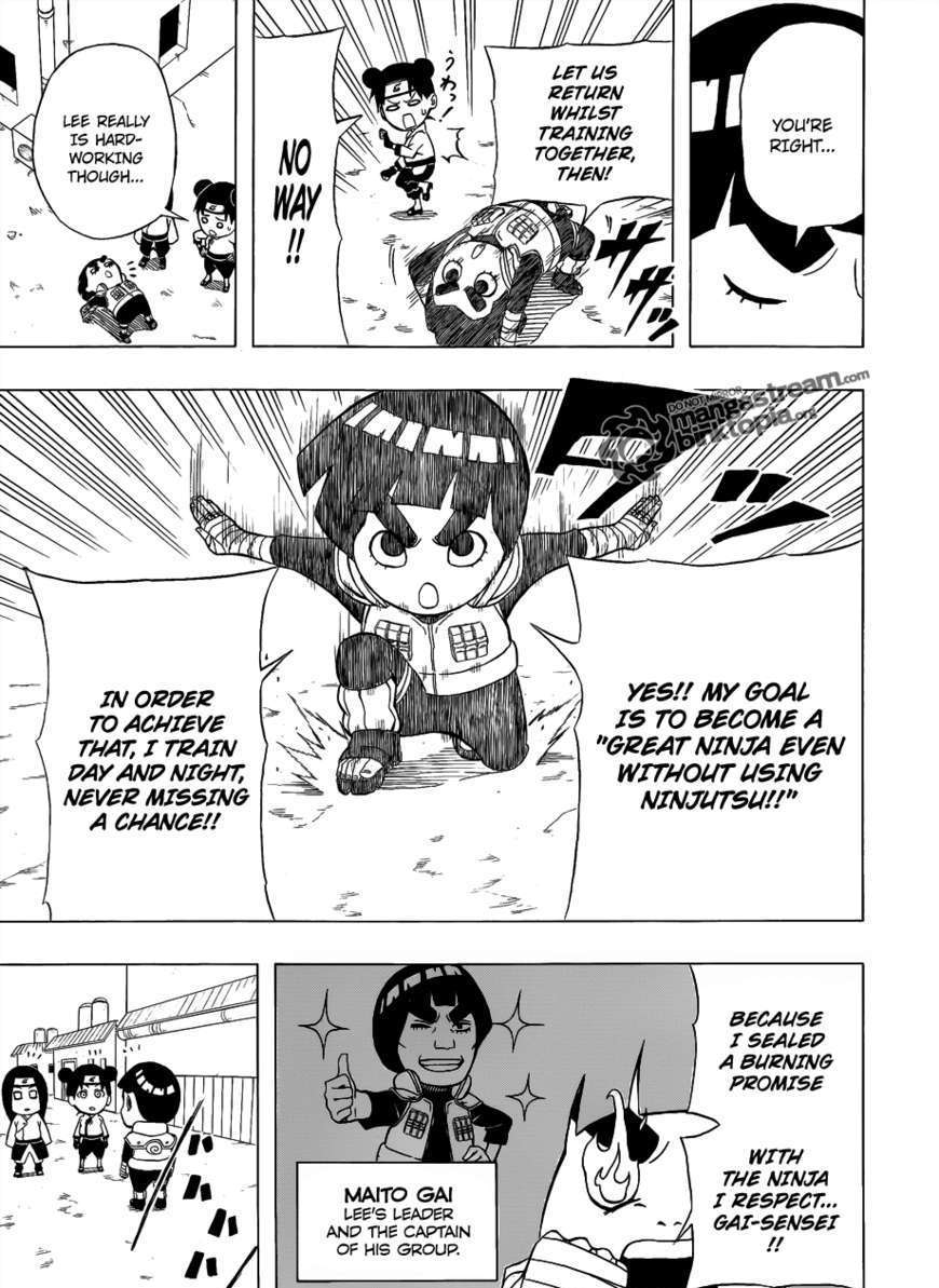 Rock Lee no Seishun Full-Power Ninden Chapter 1 page 6 - Chapter 1: The Ninja Rock Lee