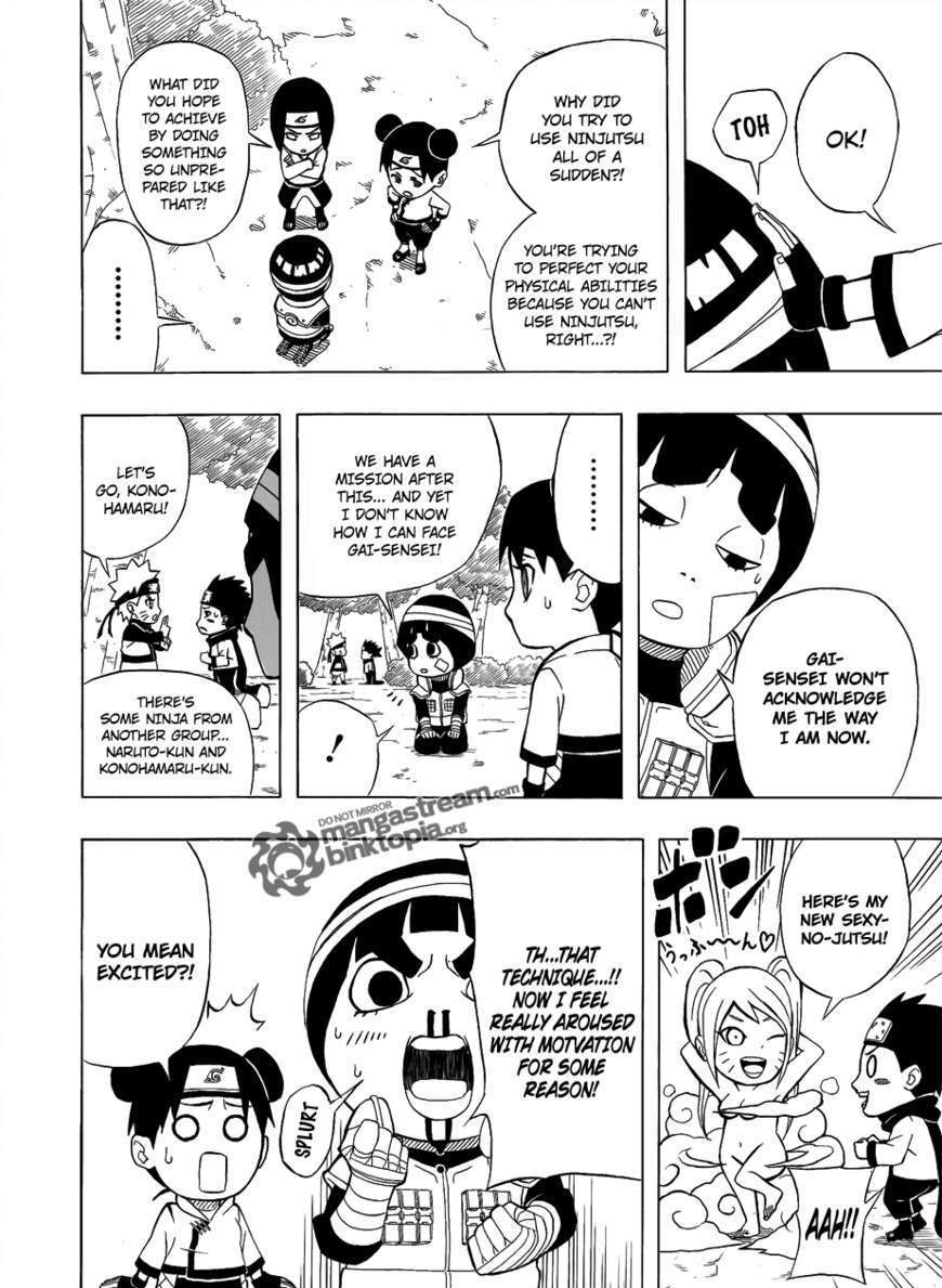 Rock Lee no Seishun Full-Power Ninden Chapter 1 page 9 - Chapter 1: The Ninja Rock Lee