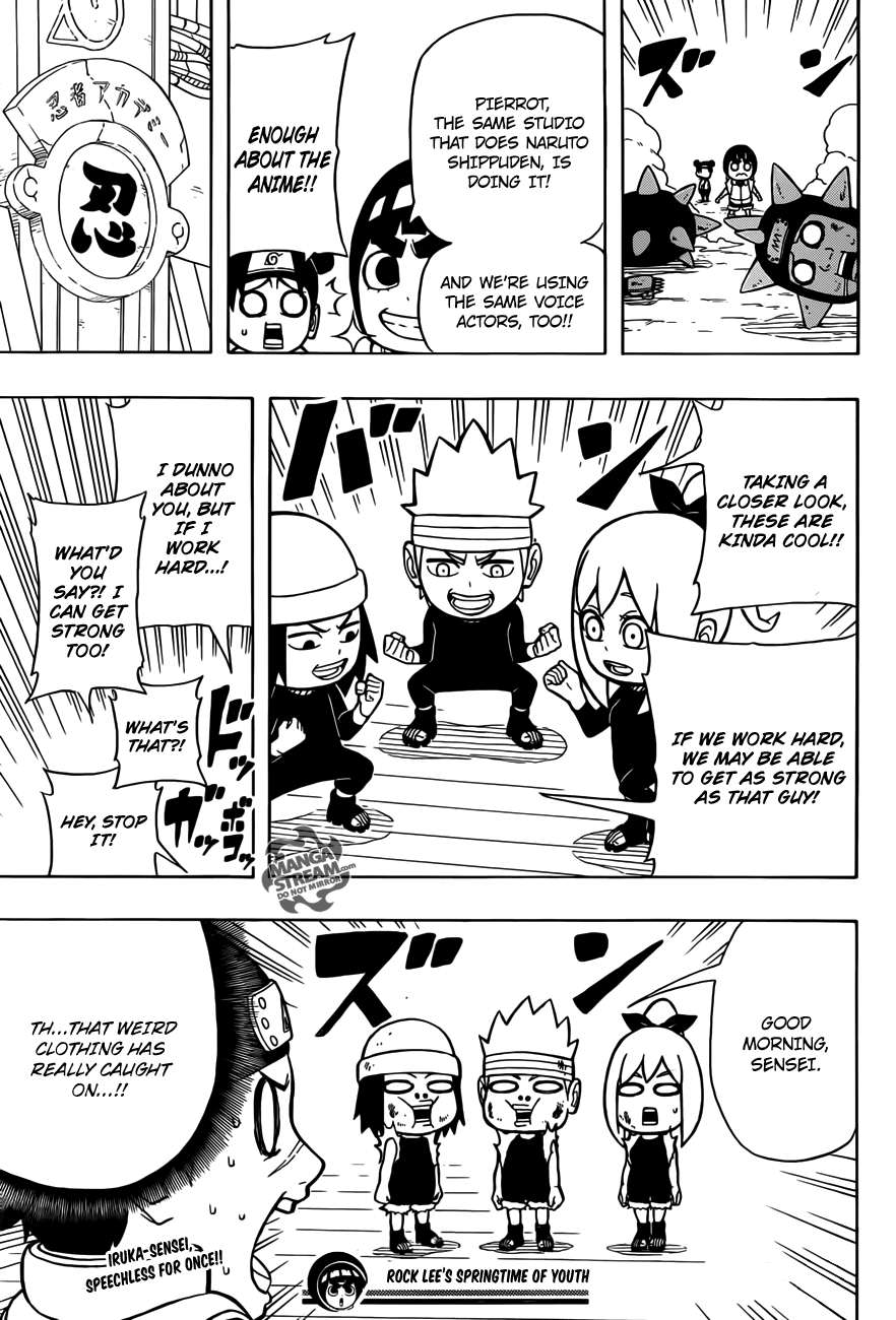 Rock Lee no Seishun Full-Power Ninden Chapter 10.5 page 17 - Chapter 10.5: Omake
