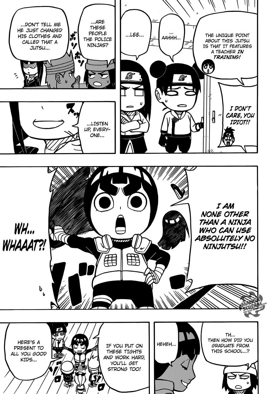 Rock Lee no Seishun Full-Power Ninden Chapter 10.5 page 5 - Chapter 10.5: Omake