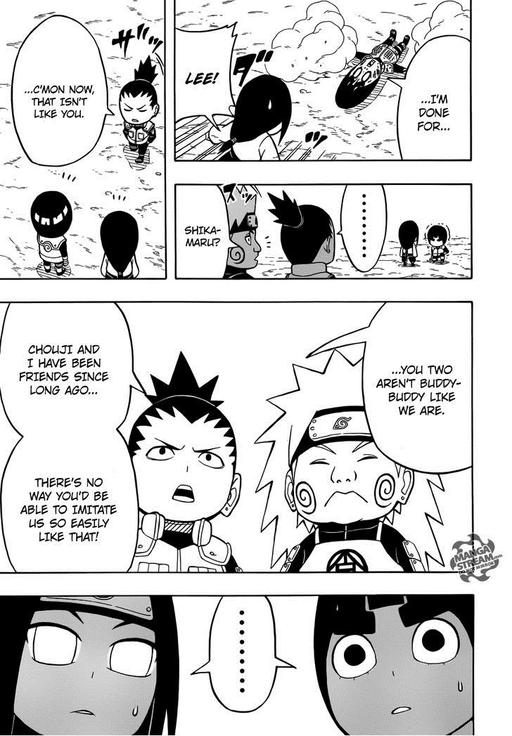 Rock Lee no Seishun Full-Power Ninden Chapter 10 page 20 - Chapter 10: Tag Match!!