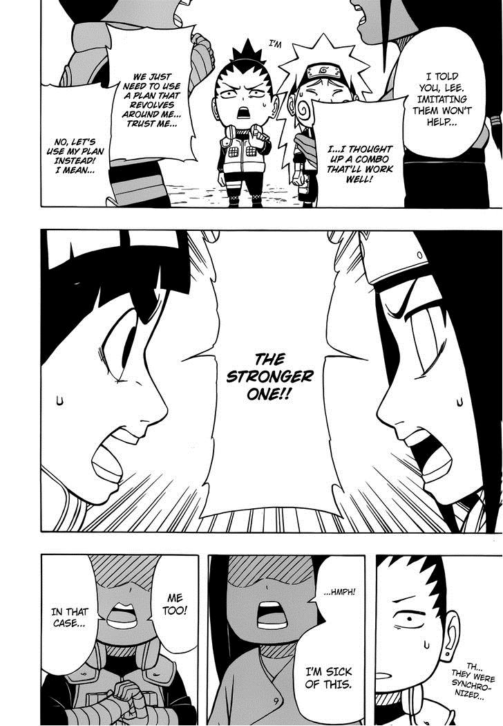 Rock Lee no Seishun Full-Power Ninden Chapter 10 page 21 - Chapter 10: Tag Match!!