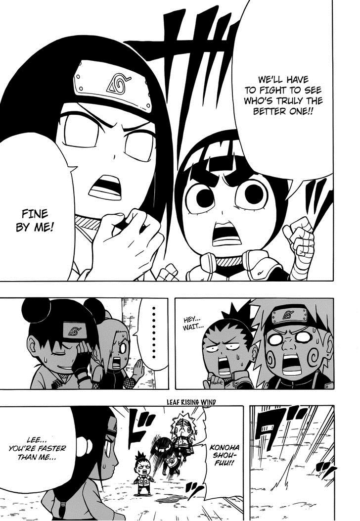 Rock Lee no Seishun Full-Power Ninden Chapter 10 page 22 - Chapter 10: Tag Match!!