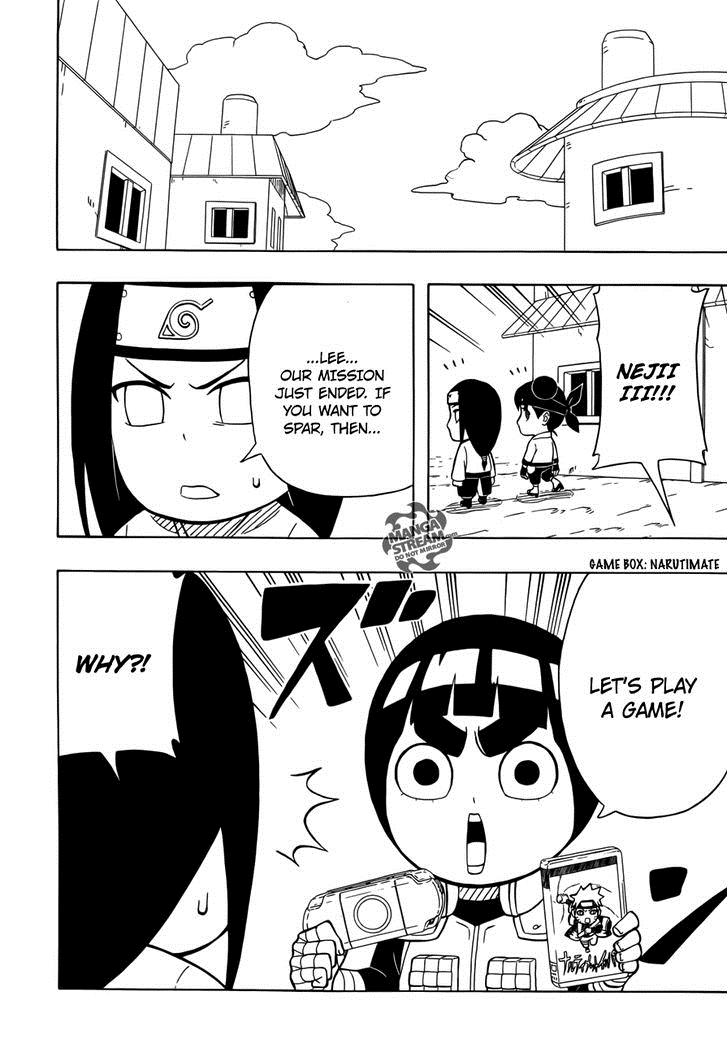 Rock Lee no Seishun Full-Power Ninden Chapter 10 page 7 - Chapter 10: Tag Match!!