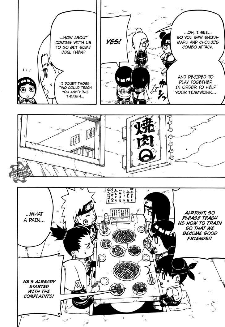 Rock Lee no Seishun Full-Power Ninden Chapter 10 page 9 - Chapter 10: Tag Match!!
