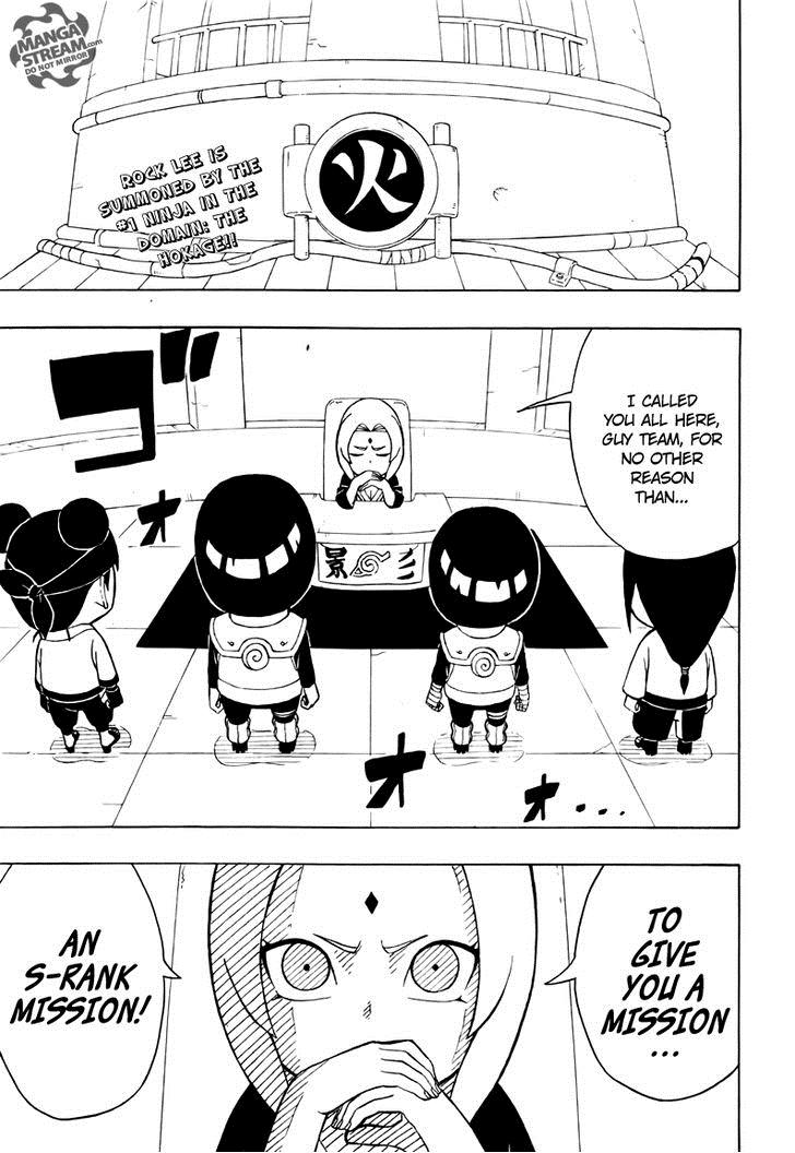 Rock Lee no Seishun Full-Power Ninden Chapter 11 page 5 - Chapter 11: S-Class Mission!!