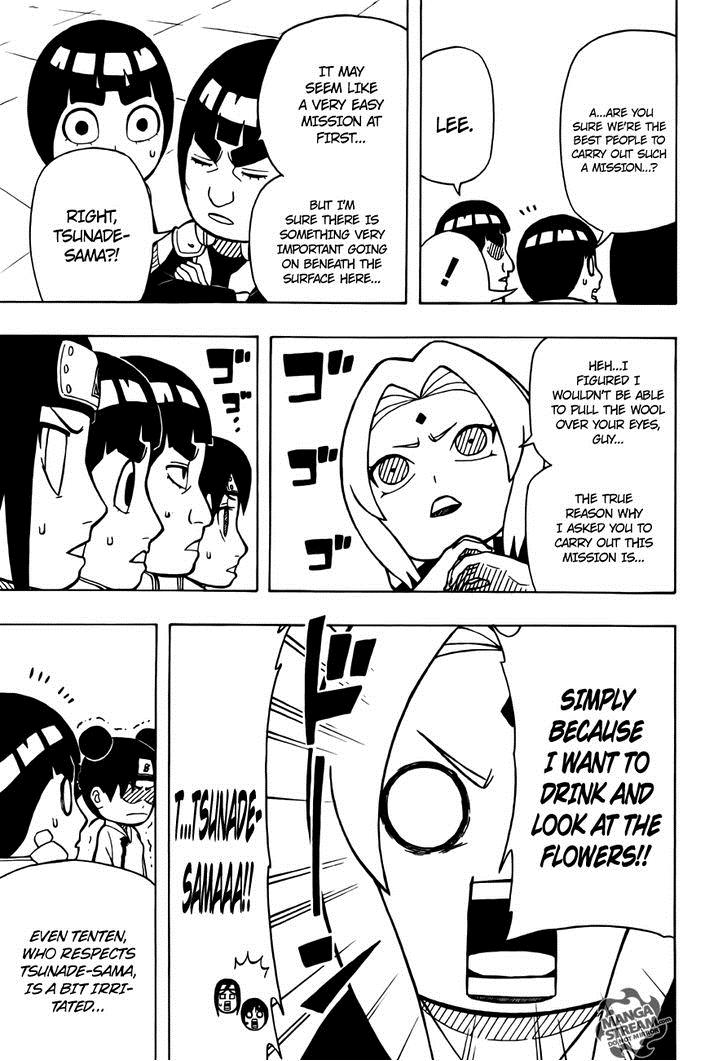 Rock Lee no Seishun Full-Power Ninden Chapter 11 page 7 - Chapter 11: S-Class Mission!!