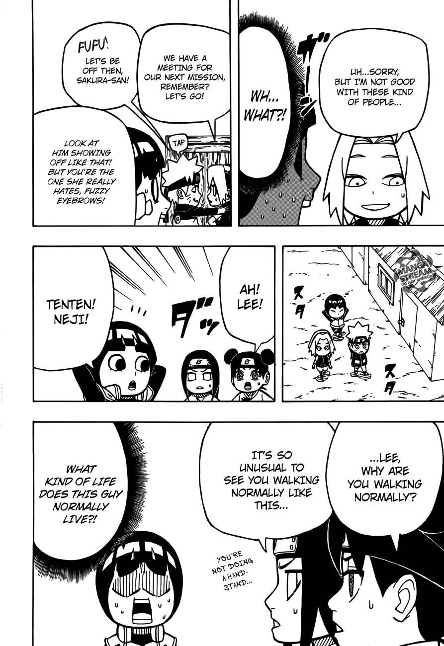 Rock Lee no Seishun Full-Power Ninden Chapter 12 page 11 - Chapter 12: He's Fuzzy Eyebrows, And I'm Naruto-kun?!