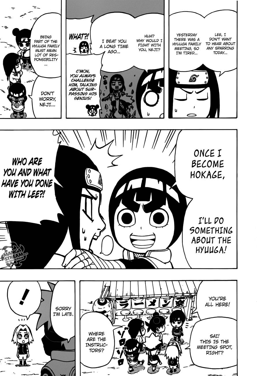 Rock Lee no Seishun Full-Power Ninden Chapter 12 page 12 - Chapter 12: He's Fuzzy Eyebrows, And I'm Naruto-kun?!