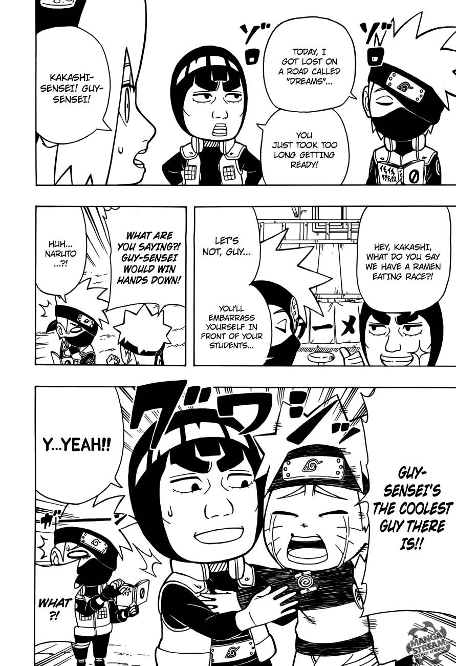 Rock Lee no Seishun Full-Power Ninden Chapter 12 page 13 - Chapter 12: He's Fuzzy Eyebrows, And I'm Naruto-kun?!
