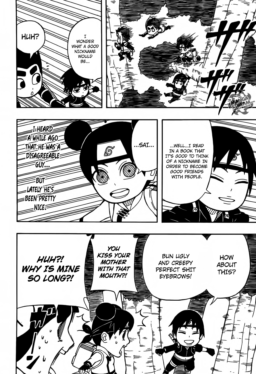 Rock Lee no Seishun Full-Power Ninden Chapter 13 page 11 - Chapter 13: Super Secret Infiltration Mission!!