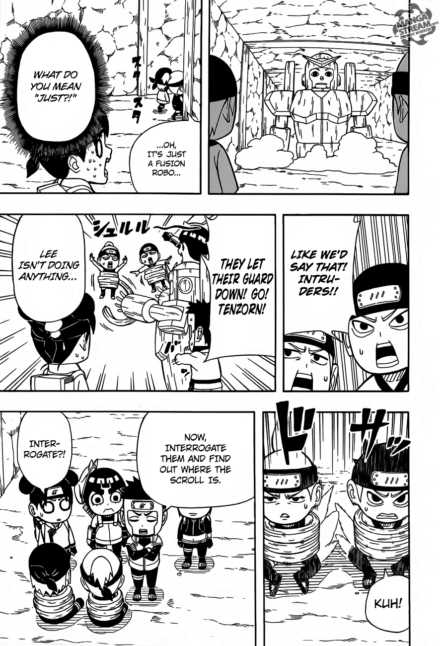 Rock Lee no Seishun Full-Power Ninden Chapter 13 page 20 - Chapter 13: Super Secret Infiltration Mission!!