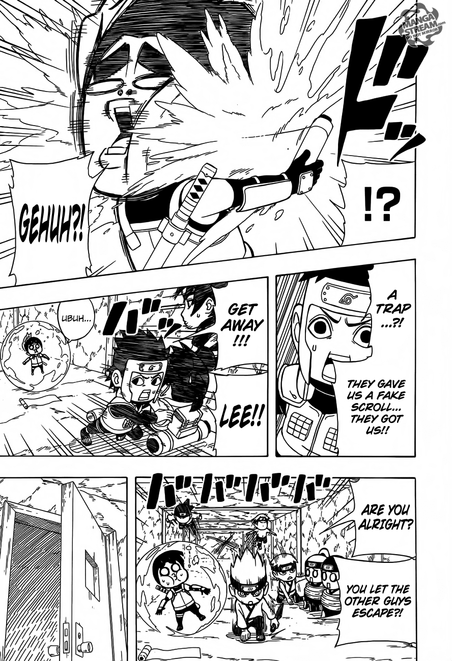 Rock Lee no Seishun Full-Power Ninden Chapter 13 page 22 - Chapter 13: Super Secret Infiltration Mission!!
