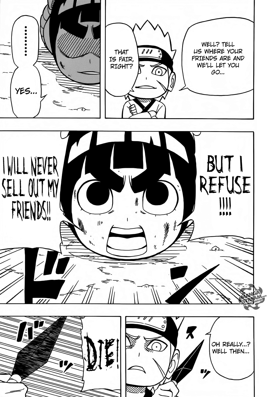 Rock Lee no Seishun Full-Power Ninden Chapter 13 page 24 - Chapter 13: Super Secret Infiltration Mission!!