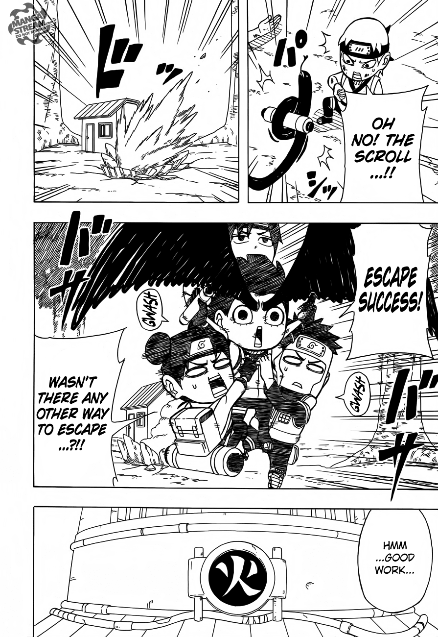 Rock Lee no Seishun Full-Power Ninden Chapter 13 page 28 - Chapter 13: Super Secret Infiltration Mission!!
