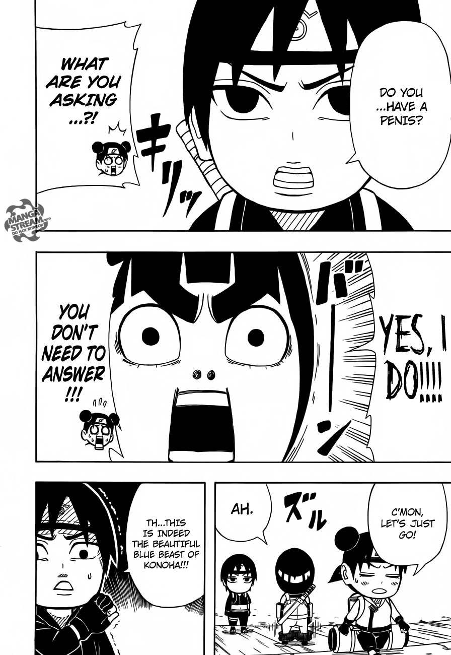 Rock Lee no Seishun Full-Power Ninden Chapter 13 page 9 - Chapter 13: Super Secret Infiltration Mission!!