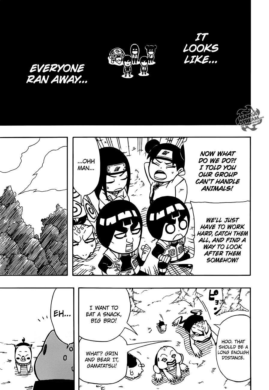 Rock Lee no Seishun Full-Power Ninden Chapter 14 page 12 - Chapter 14: Animal Watcher