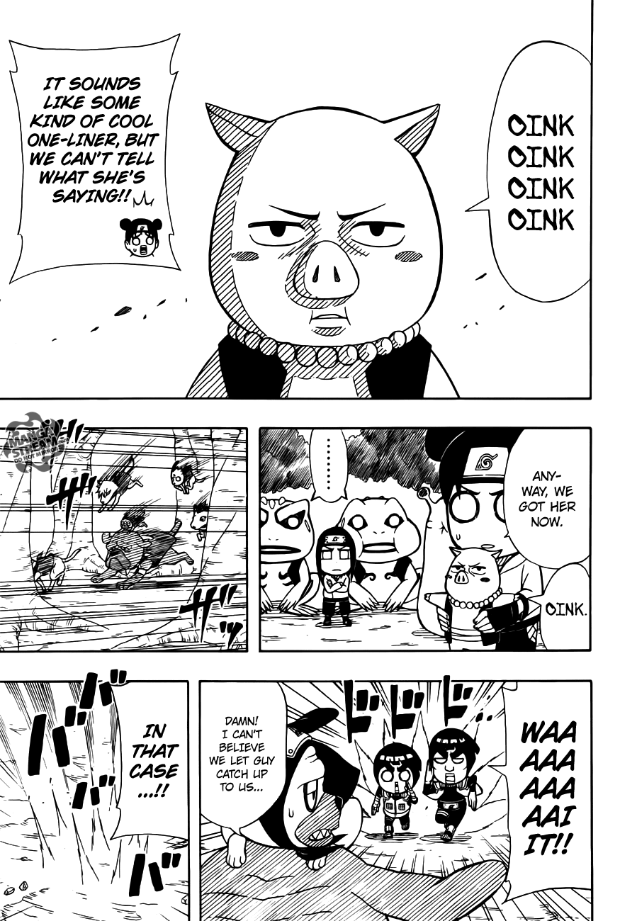 Rock Lee no Seishun Full-Power Ninden Chapter 14 page 16 - Chapter 14: Animal Watcher