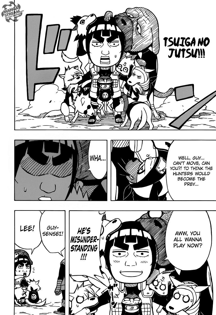 Rock Lee no Seishun Full-Power Ninden Chapter 14 page 17 - Chapter 14: Animal Watcher