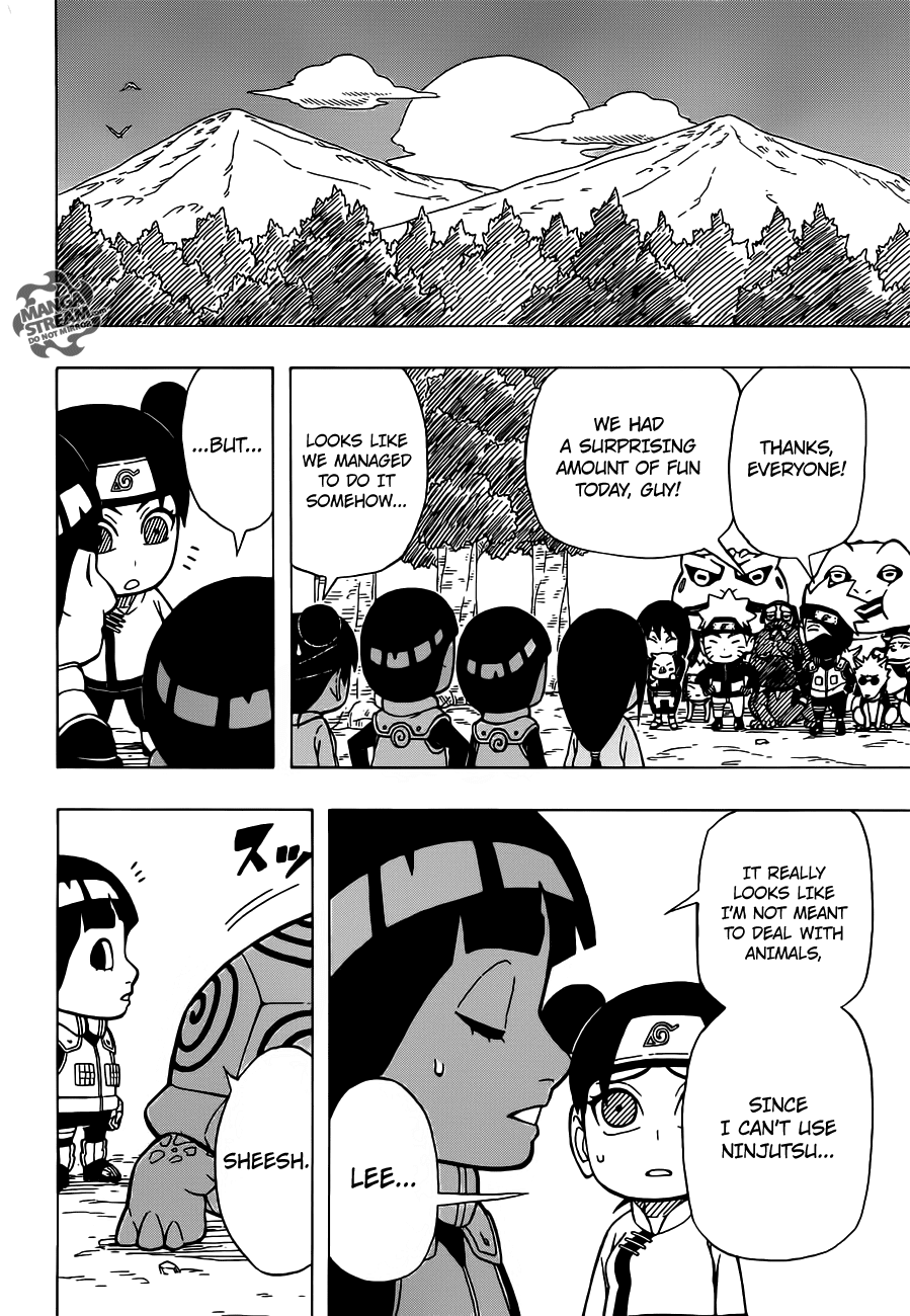 Rock Lee no Seishun Full-Power Ninden Chapter 14 page 22 - Chapter 14: Animal Watcher