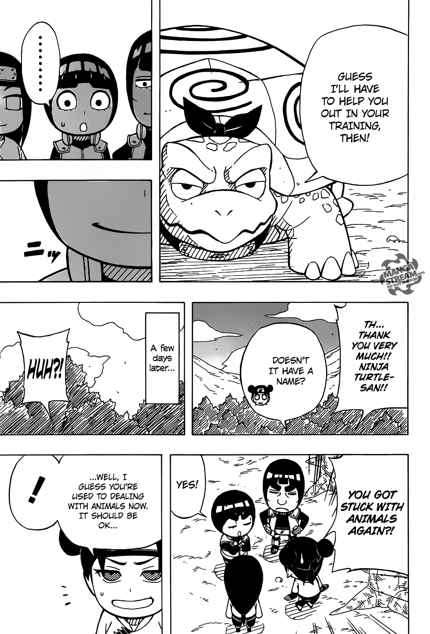 Rock Lee no Seishun Full-Power Ninden Chapter 14 page 23 - Chapter 14: Animal Watcher