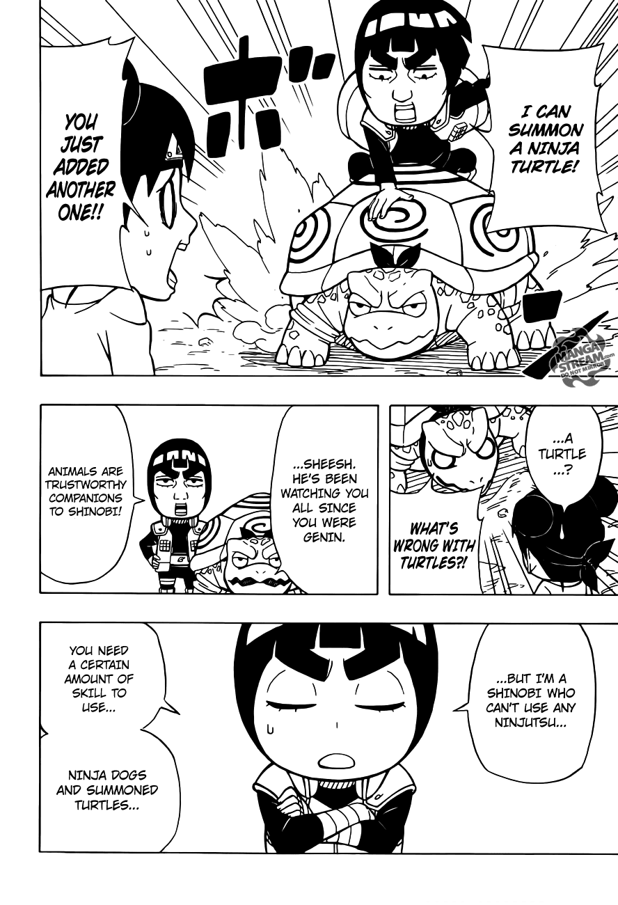 Rock Lee no Seishun Full-Power Ninden Chapter 14 page 5 - Chapter 14: Animal Watcher