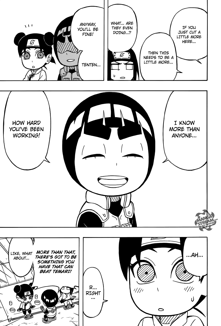 Rock Lee no Seishun Full-Power Ninden Chapter 15 page 11 - Chapter 15: Tenten Vs. Temari