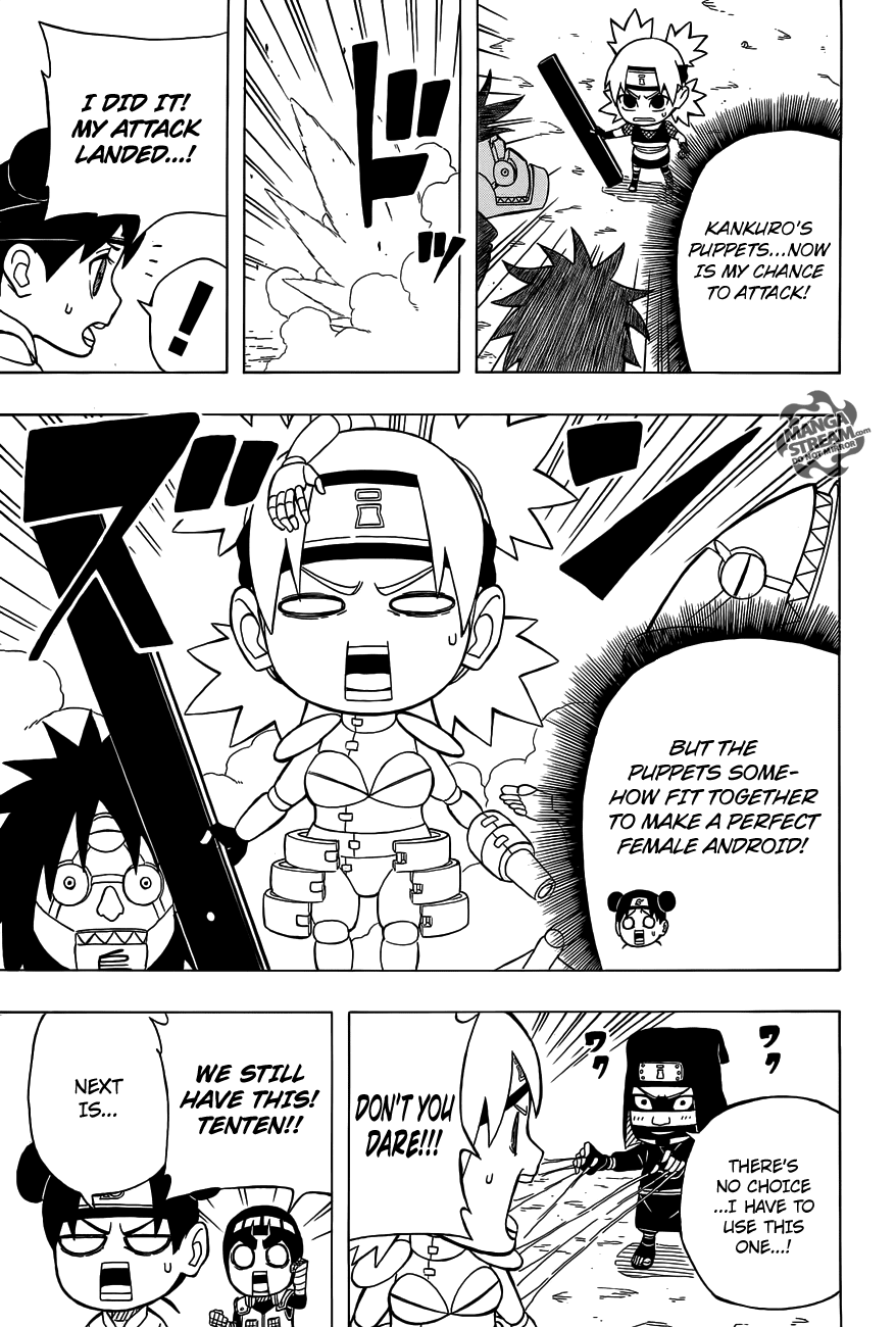 Rock Lee no Seishun Full-Power Ninden Chapter 15 page 19 - Chapter 15: Tenten Vs. Temari