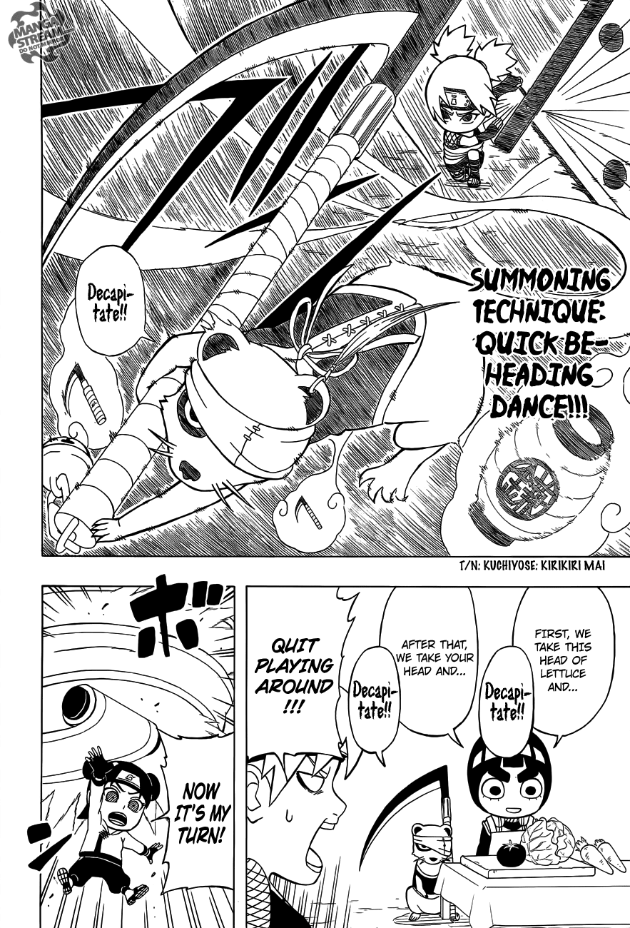Rock Lee no Seishun Full-Power Ninden Chapter 15 page 22 - Chapter 15: Tenten Vs. Temari