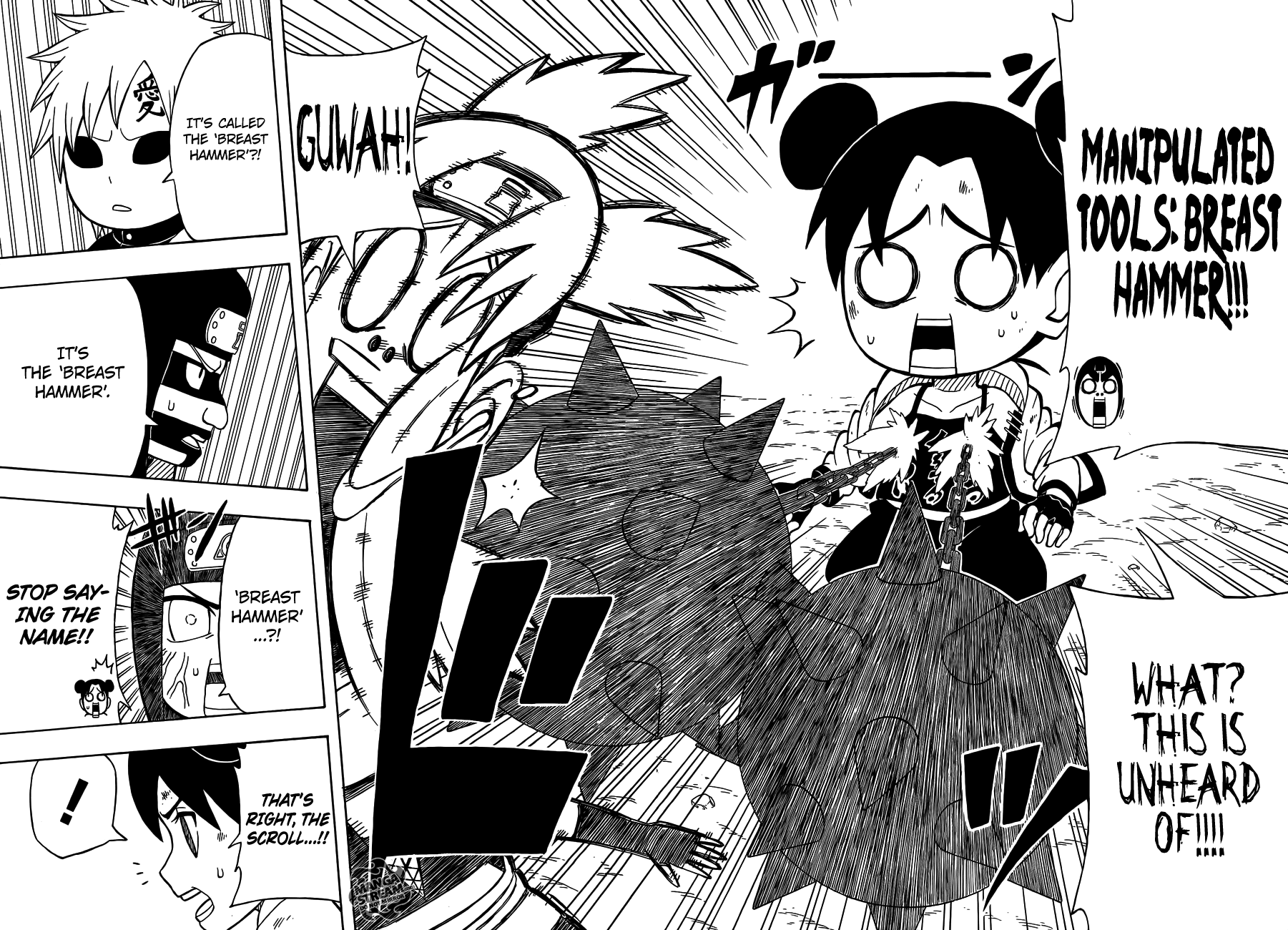 Rock Lee no Seishun Full-Power Ninden Chapter 15 page 28 - Chapter 15: Tenten Vs. Temari