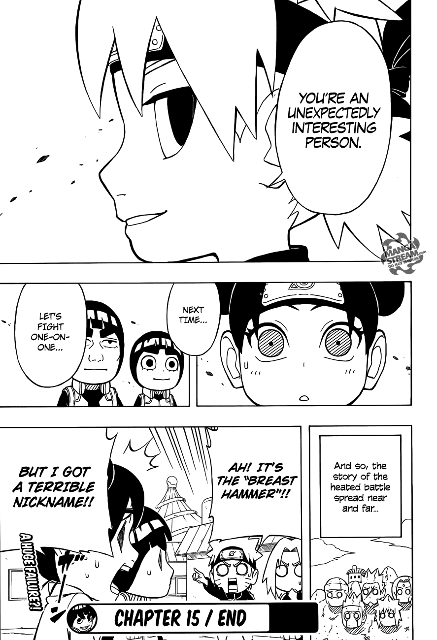 Rock Lee no Seishun Full-Power Ninden Chapter 15 page 30 - Chapter 15: Tenten Vs. Temari