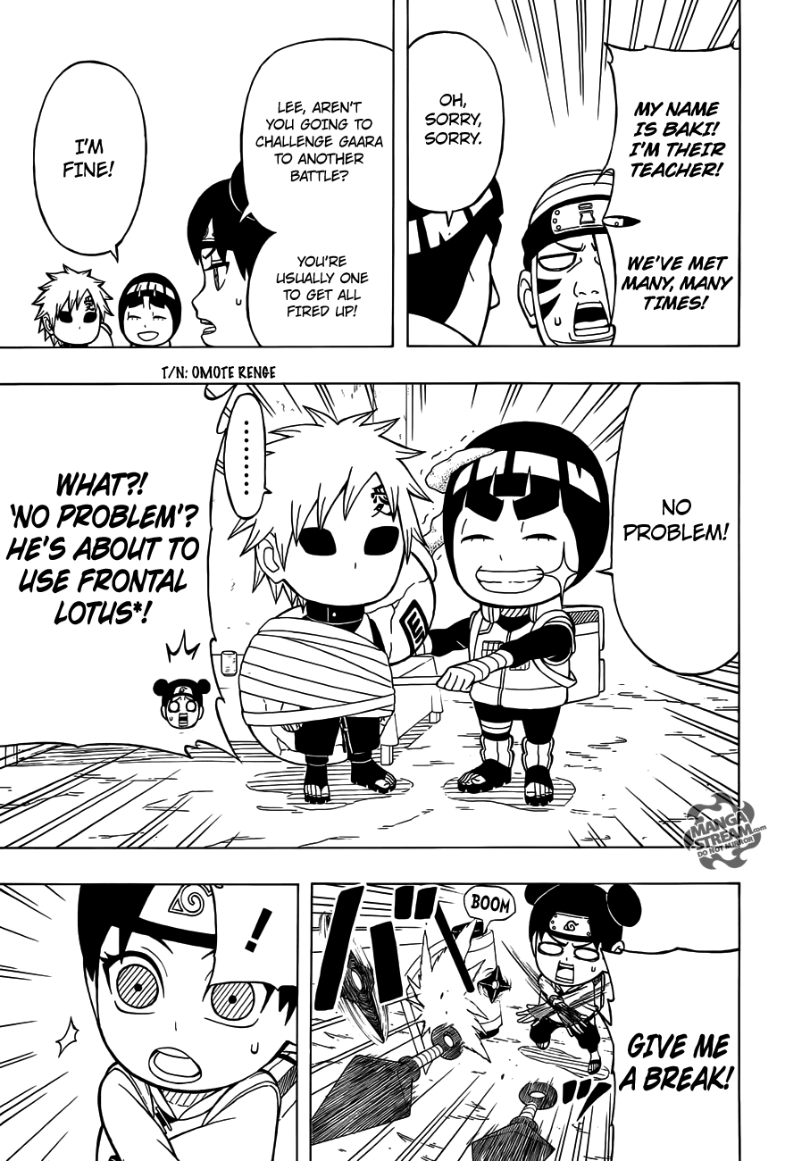Rock Lee no Seishun Full-Power Ninden Chapter 15 page 5 - Chapter 15: Tenten Vs. Temari