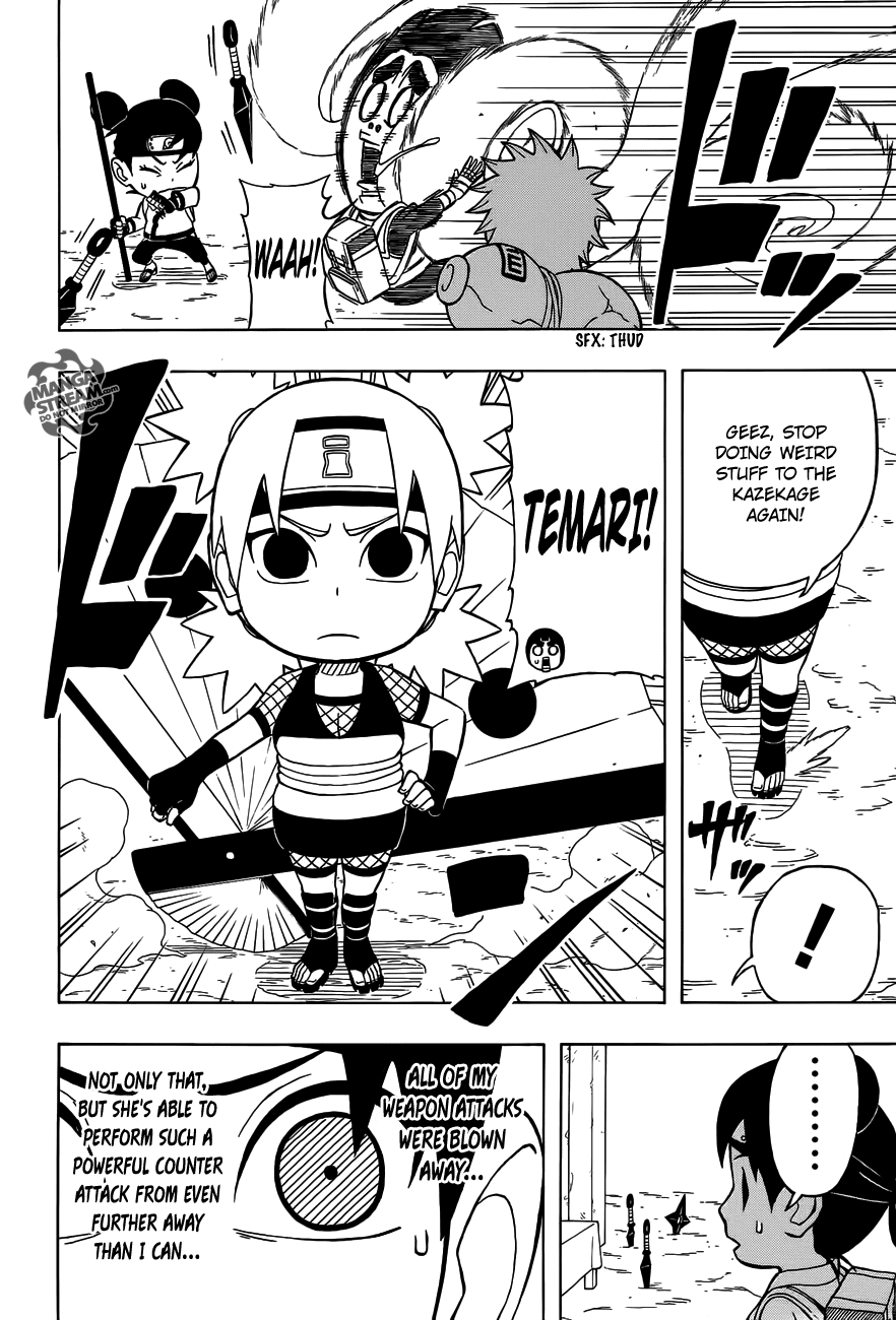 Rock Lee no Seishun Full-Power Ninden Chapter 15 page 6 - Chapter 15: Tenten Vs. Temari