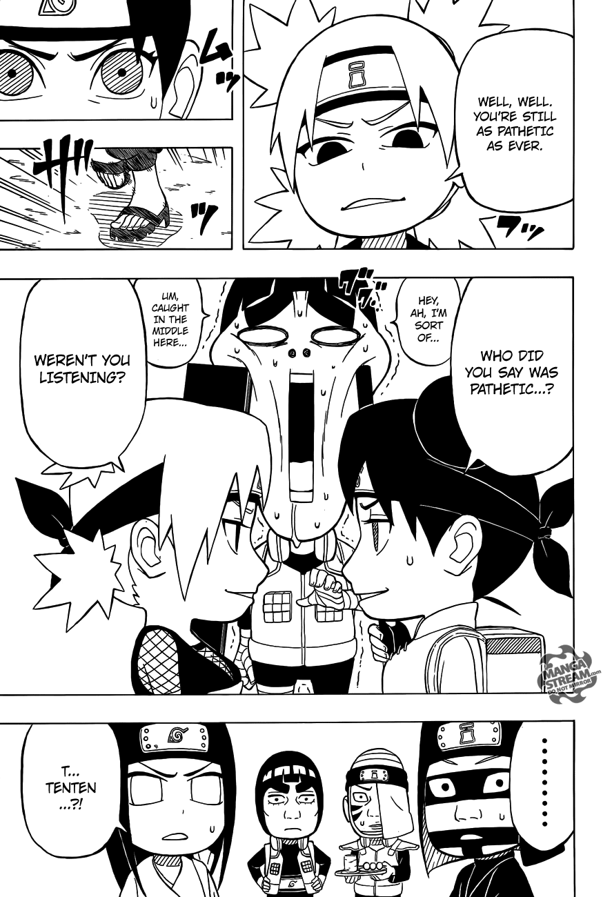 Rock Lee no Seishun Full-Power Ninden Chapter 15 page 7 - Chapter 15: Tenten Vs. Temari