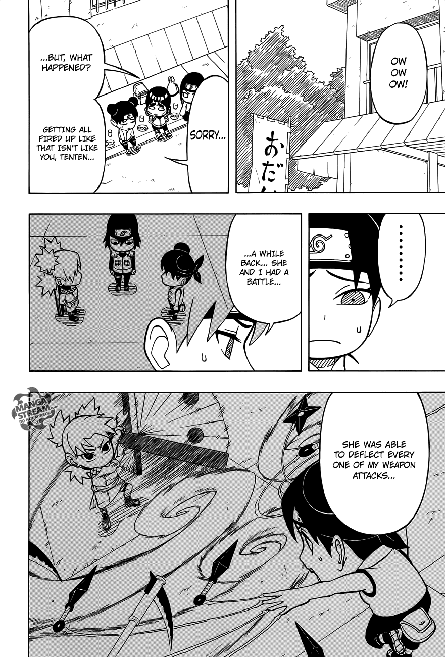 Rock Lee no Seishun Full-Power Ninden Chapter 15 page 8 - Chapter 15: Tenten Vs. Temari