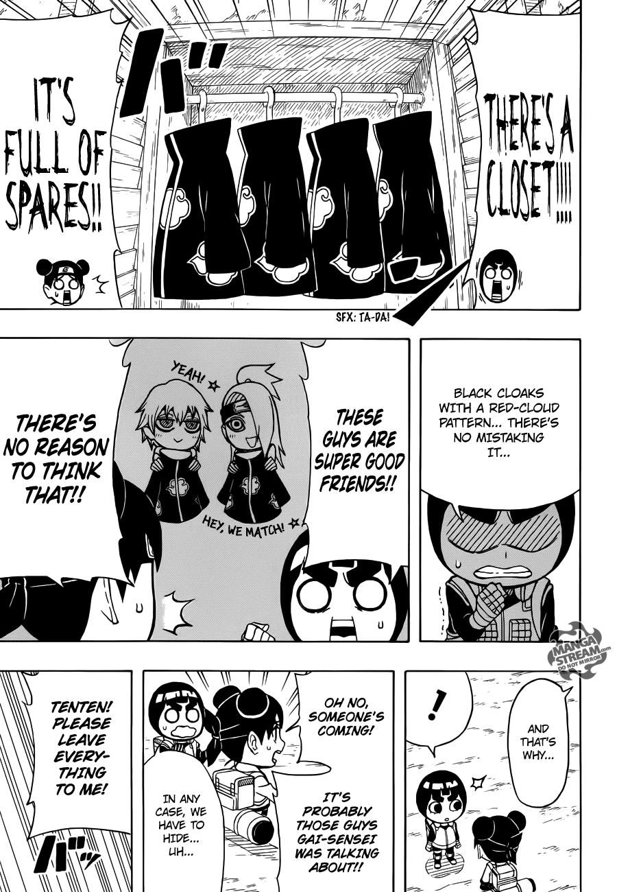 Rock Lee no Seishun Full-Power Ninden Chapter 16 page 10 - Chapter 16: The Organization Named "Akatsuki"!!