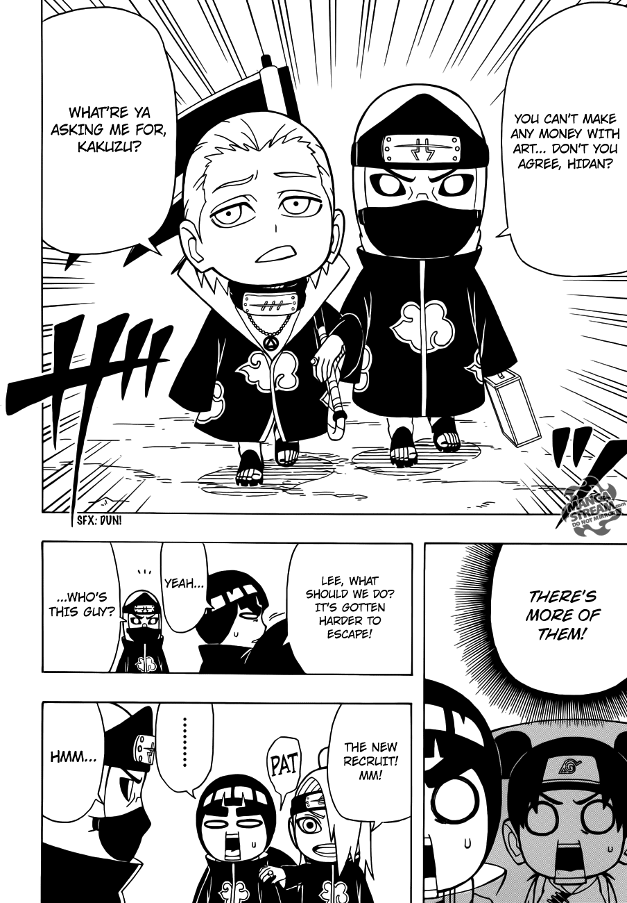Rock Lee no Seishun Full-Power Ninden Chapter 16 page 15 - Chapter 16: The Organization Named "Akatsuki"!!