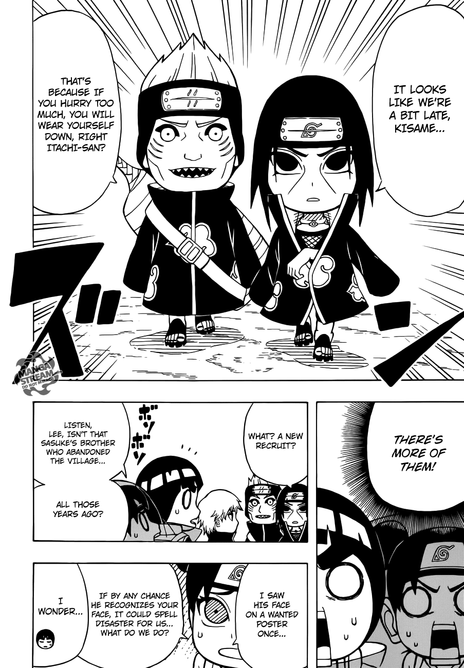 Rock Lee no Seishun Full-Power Ninden Chapter 16 page 19 - Chapter 16: The Organization Named "Akatsuki"!!