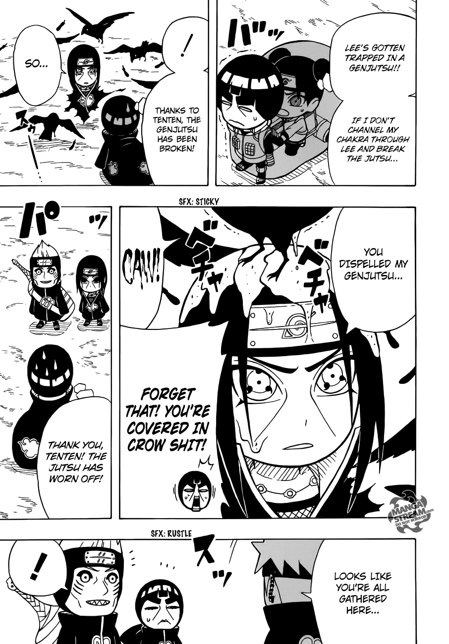 Rock Lee no Seishun Full-Power Ninden Chapter 16 page 22 - Chapter 16: The Organization Named "Akatsuki"!!