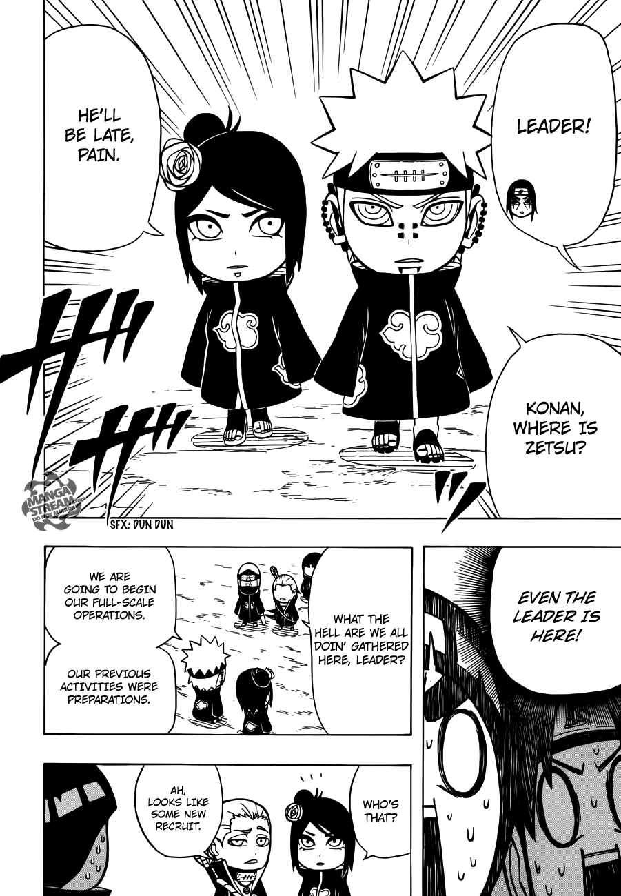 Rock Lee no Seishun Full-Power Ninden Chapter 16 page 23 - Chapter 16: The Organization Named "Akatsuki"!!