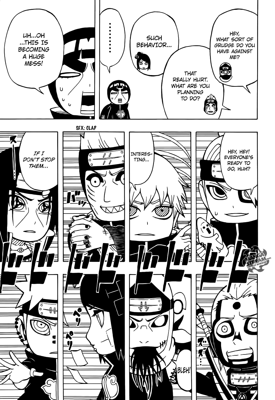 Rock Lee no Seishun Full-Power Ninden Chapter 16 page 28 - Chapter 16: The Organization Named "Akatsuki"!!