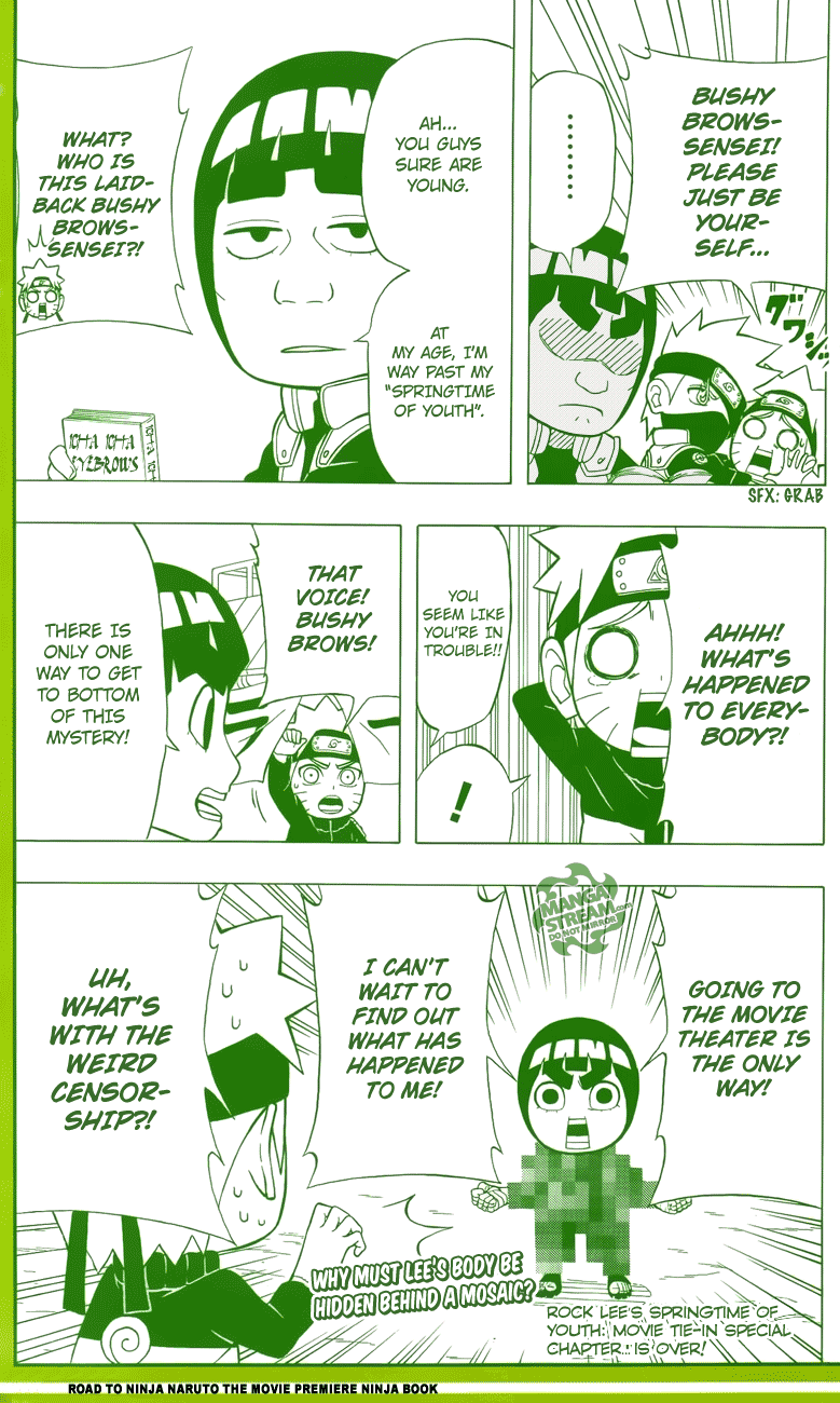 Rock Lee no Seishun Full-Power Ninden Chapter 16 page 4 - Chapter 16: The Organization Named "Akatsuki"!!