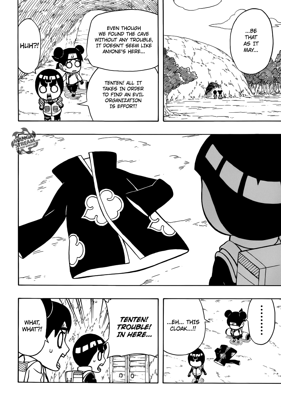 Rock Lee no Seishun Full-Power Ninden Chapter 16 page 9 - Chapter 16: The Organization Named "Akatsuki"!!