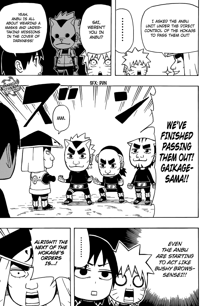 Rock Lee no Seishun Full-Power Ninden Chapter 17 page 12 - Chapter 17: Might Guy, the Hokage?!