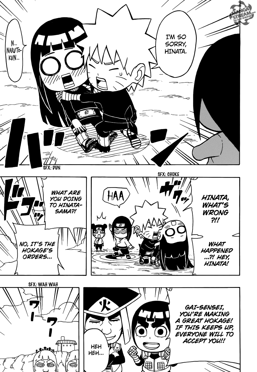 Rock Lee no Seishun Full-Power Ninden Chapter 17 page 14 - Chapter 17: Might Guy, the Hokage?!