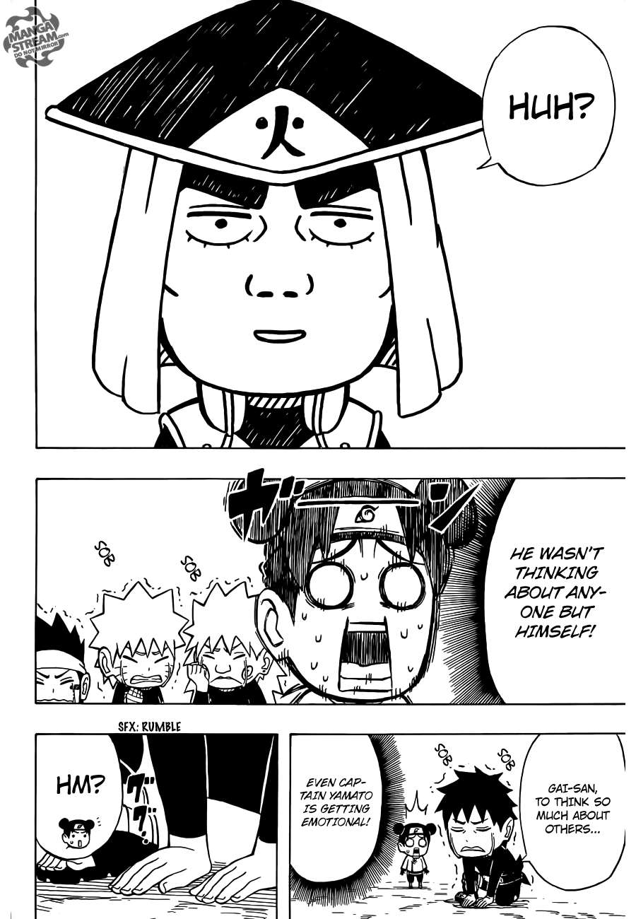 Rock Lee no Seishun Full-Power Ninden Chapter 17 page 19 - Chapter 17: Might Guy, the Hokage?!